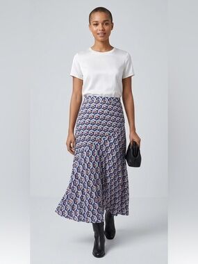 ZARA Long Chiffon Skirt Flowing Maxi Lightweight Large NWOT